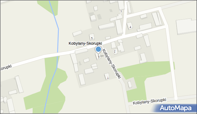 Kobylany-Skorupki, Kobylany-Skorupki, 3, mapa Kobylany-Skorupki