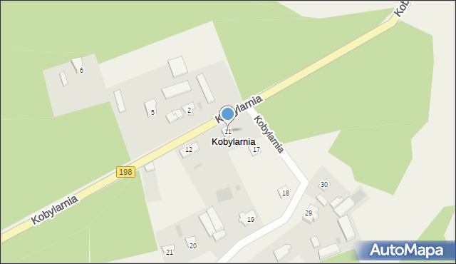 Kobylarnia, Kobylarnia, 11, mapa Kobylarnia