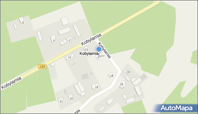 Kobylarnia, Kobylarnia, 17, mapa Kobylarnia