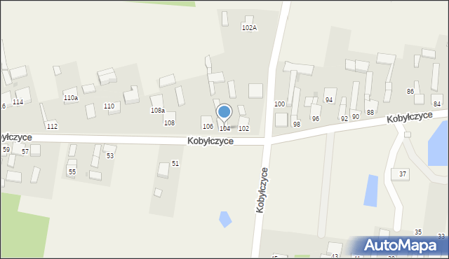 Kobyłczyce, Kobyłczyce, 104, mapa Kobyłczyce