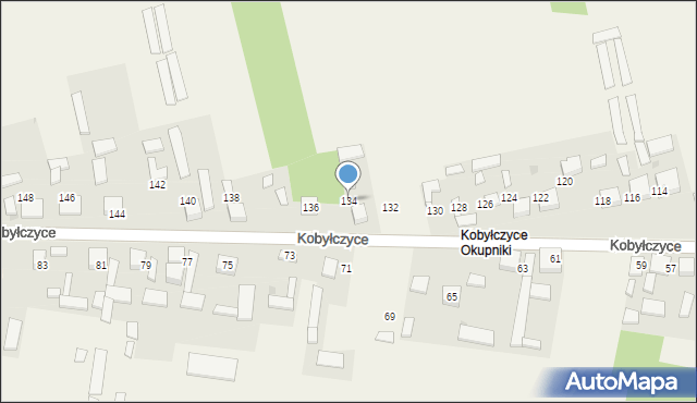 Kobyłczyce, Kobyłczyce, 134, mapa Kobyłczyce