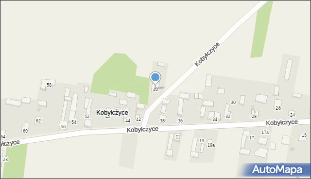 Kobyłczyce, Kobyłczyce, 40, mapa Kobyłczyce