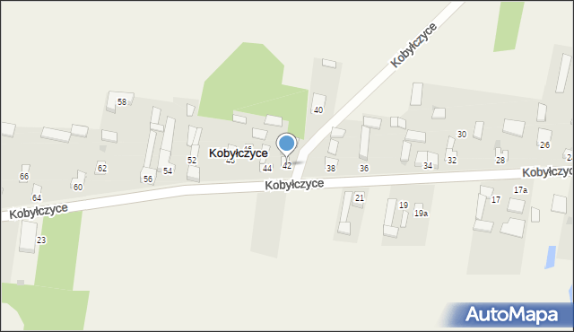 Kobyłczyce, Kobyłczyce, 42, mapa Kobyłczyce