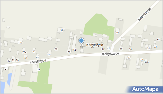 Kobyłczyce, Kobyłczyce, 52, mapa Kobyłczyce