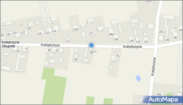 Kobyłczyce, Kobyłczyce, 53, mapa Kobyłczyce