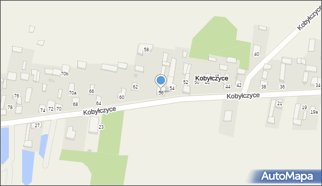 Kobyłczyce, Kobyłczyce, 56, mapa Kobyłczyce