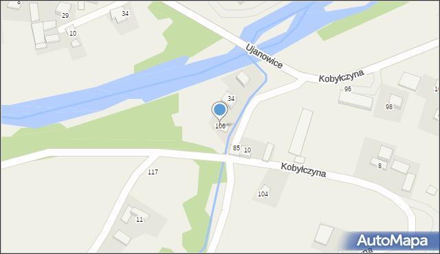 Kobyłczyna, Kobyłczyna, 106, mapa Kobyłczyna