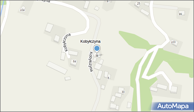 Kobyłczyna, Kobyłczyna, 38, mapa Kobyłczyna