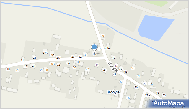 Kobyle, Kobyle, 35, mapa Kobyle