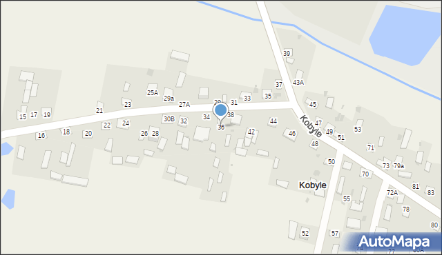 Kobyle, Kobyle, 36, mapa Kobyle