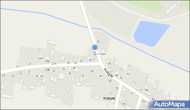 Kobyle, Kobyle, 37, mapa Kobyle