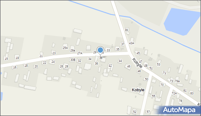 Kobyle, Kobyle, 38, mapa Kobyle