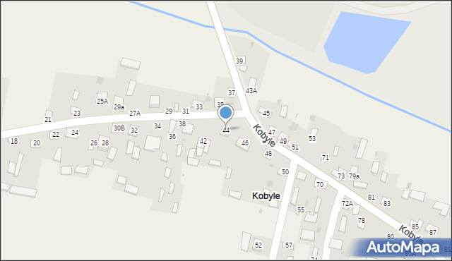 Kobyle, Kobyle, 44, mapa Kobyle