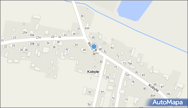 Kobyle, Kobyle, 48, mapa Kobyle