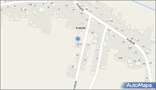 Kobyle, Kobyle, 52, mapa Kobyle