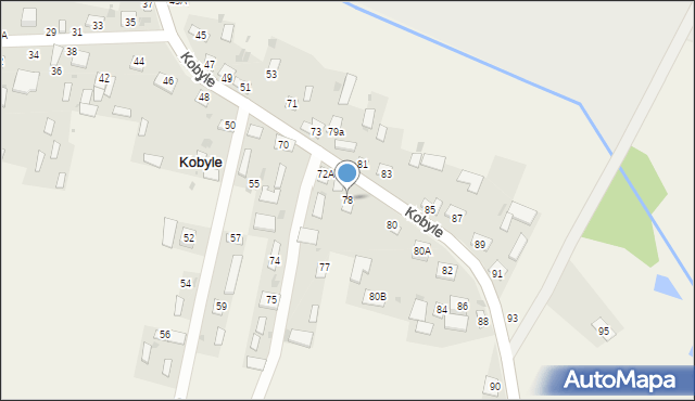 Kobyle, Kobyle, 78, mapa Kobyle