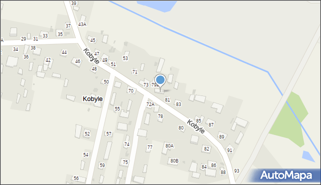 Kobyle, Kobyle, 79b, mapa Kobyle