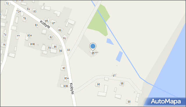 Kobyle, Kobyle, 95, mapa Kobyle