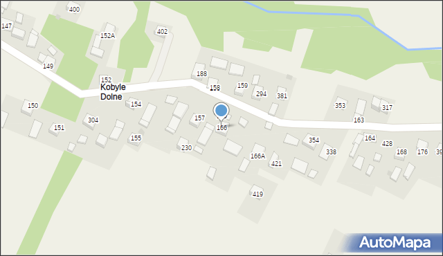 Kobyle, Kobyle, 166, mapa Kobyle