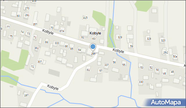 Kobyle, Kobyle, 295, mapa Kobyle