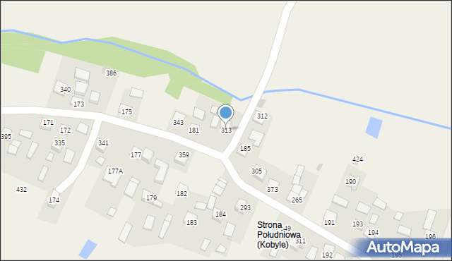 Kobyle, Kobyle, 313, mapa Kobyle