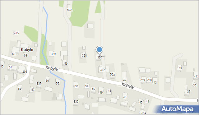 Kobyle, Kobyle, 320, mapa Kobyle