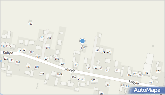 Kobyle, Kobyle, 370, mapa Kobyle