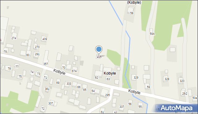 Kobyle, Kobyle, 415, mapa Kobyle