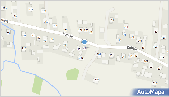 Kobyle, Kobyle, 44, mapa Kobyle