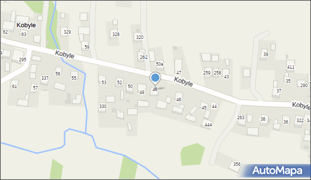 Kobyle, Kobyle, 48, mapa Kobyle