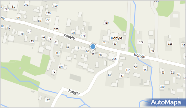 Kobyle, Kobyle, 65, mapa Kobyle