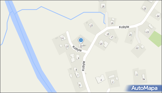 Kobyle, Kobyle, 12, mapa Kobyle