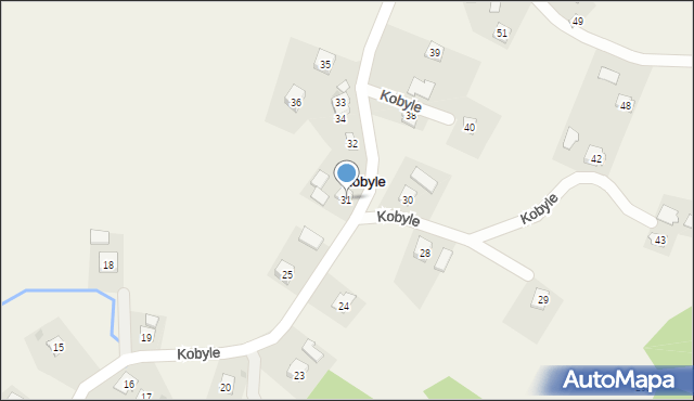 Kobyle, Kobyle, 31, mapa Kobyle