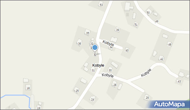 Kobyle, Kobyle, 32, mapa Kobyle