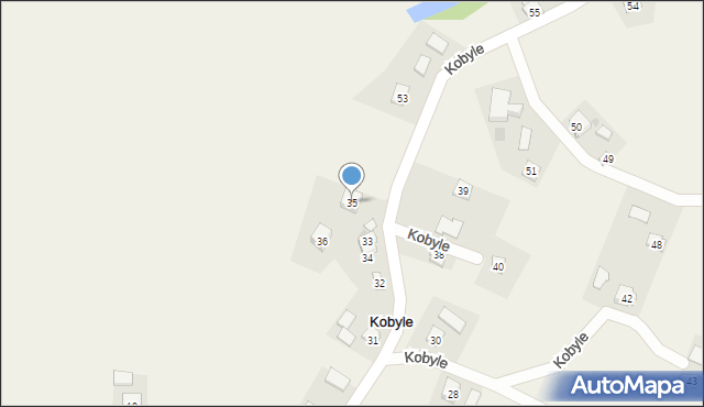 Kobyle, Kobyle, 35, mapa Kobyle