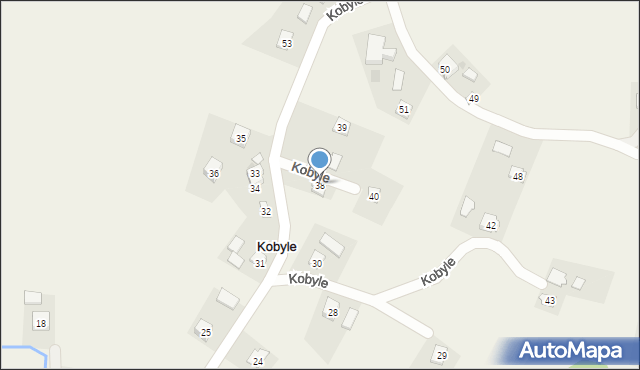 Kobyle, Kobyle, 38, mapa Kobyle