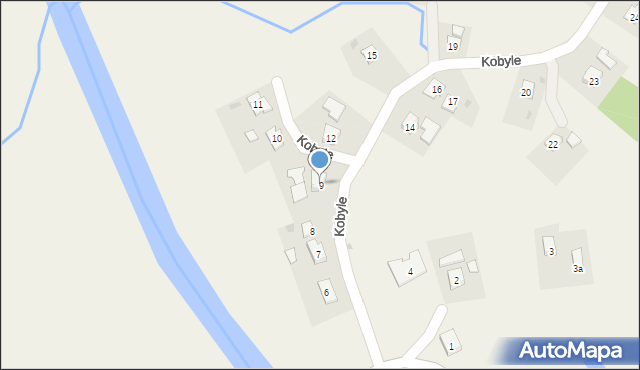 Kobyle, Kobyle, 9, mapa Kobyle