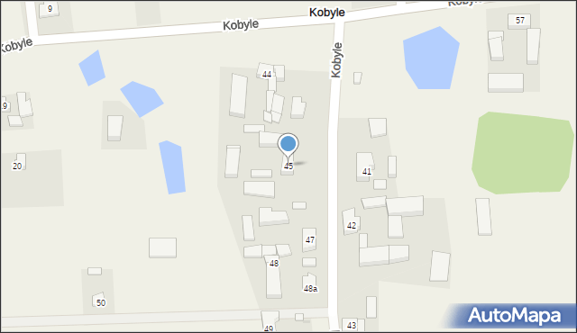 Kobyle, Kobyle, 45, mapa Kobyle