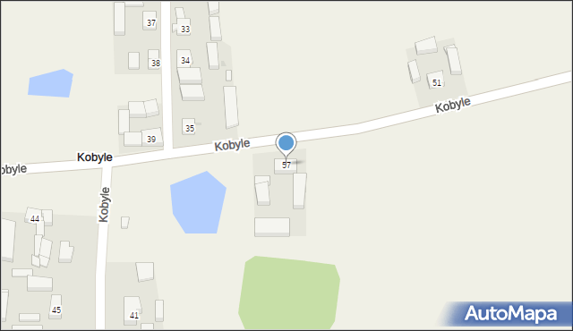 Kobyle, Kobyle, 57, mapa Kobyle