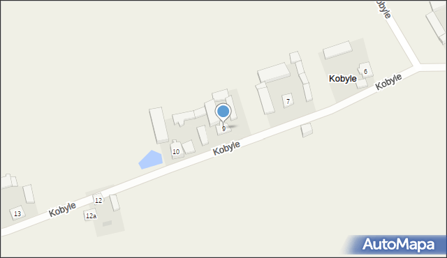 Kobyle, Kobyle, 9, mapa Kobyle