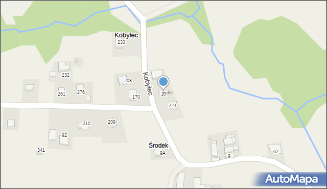 Kobylec, Kobylec, 10, mapa Kobylec