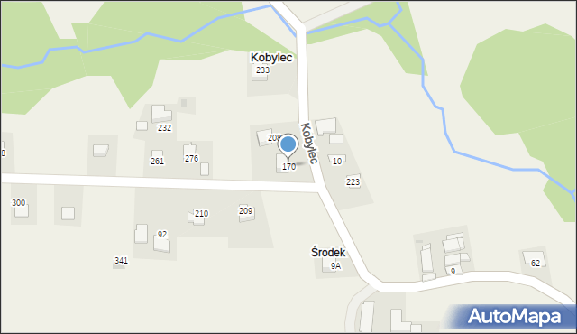Kobylec, Kobylec, 170, mapa Kobylec