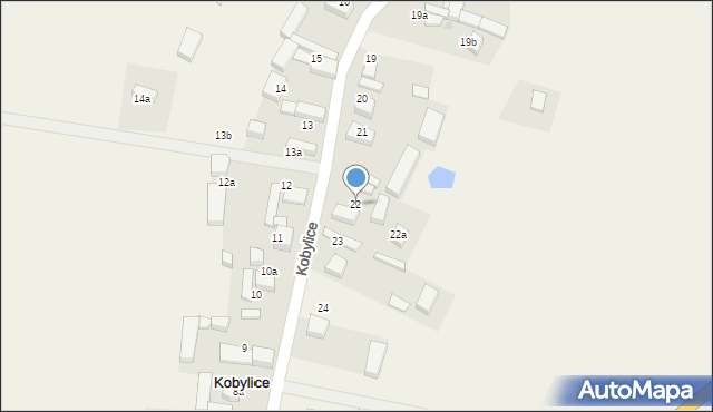 Kobylice, Kobylice, 22, mapa Kobylice