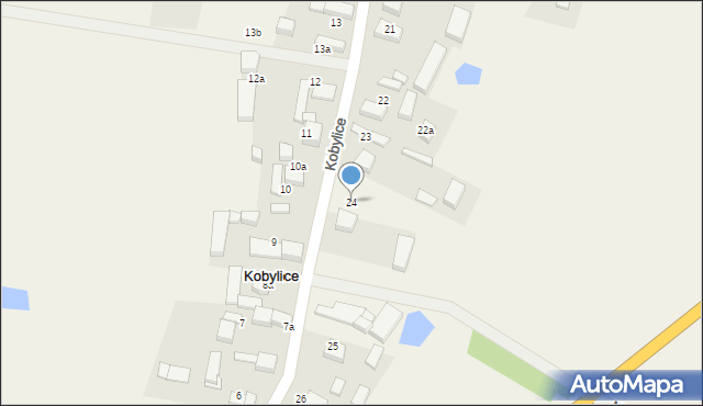 Kobylice, Kobylice, 24, mapa Kobylice