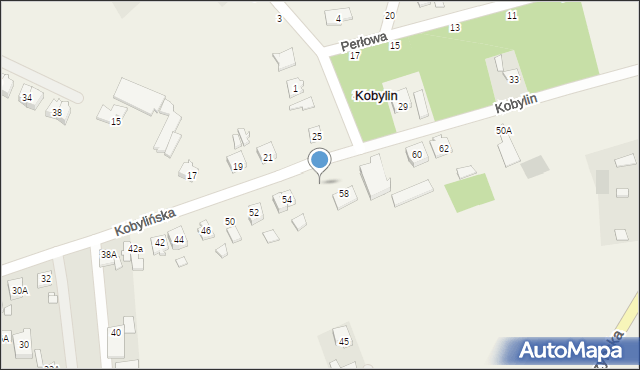 Kobylin, Kobylin, 52A, mapa Kobylin