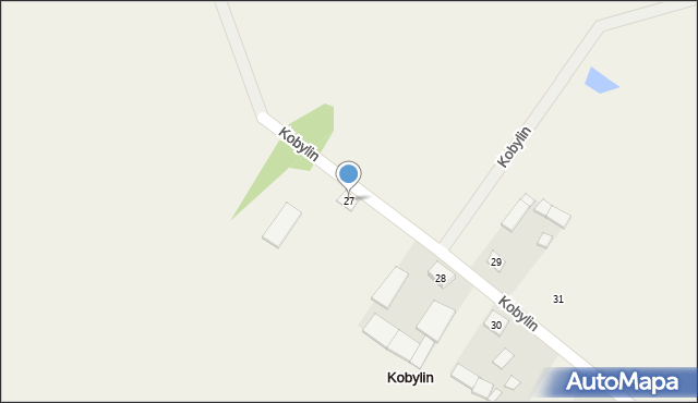 Kobylin, Kobylin, 27, mapa Kobylin