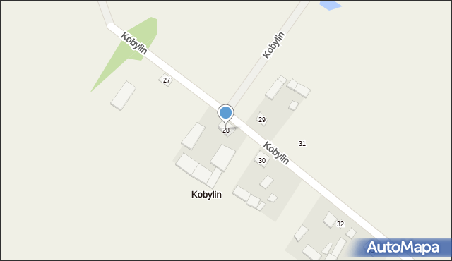 Kobylin, Kobylin, 28, mapa Kobylin