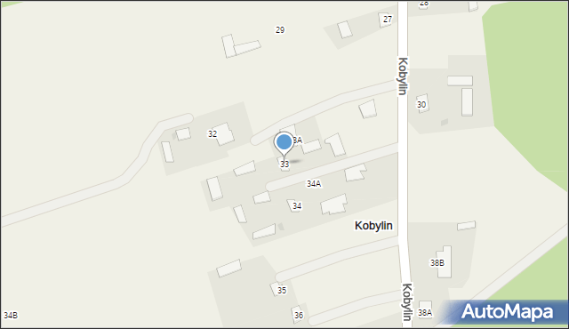 Kobylin, Kobylin, 33, mapa Kobylin