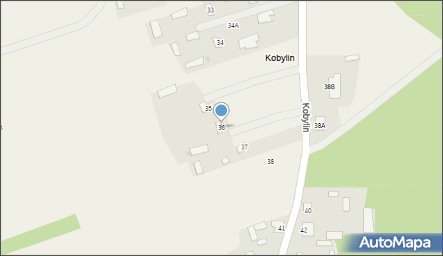 Kobylin, Kobylin, 36, mapa Kobylin