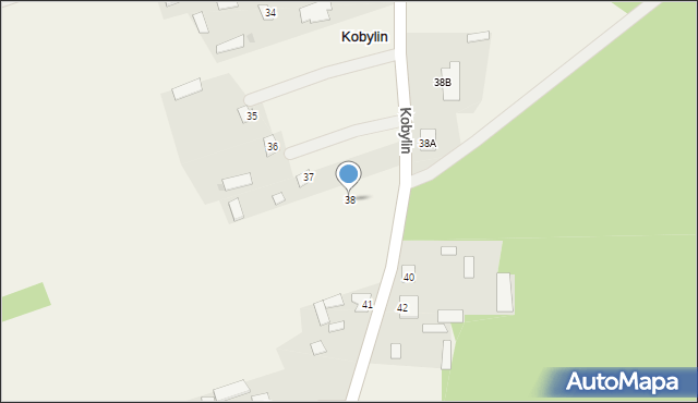 Kobylin, Kobylin, 38, mapa Kobylin